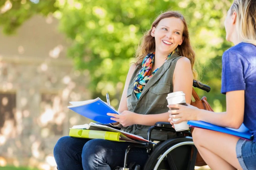 NDIS participants with her Support Worker